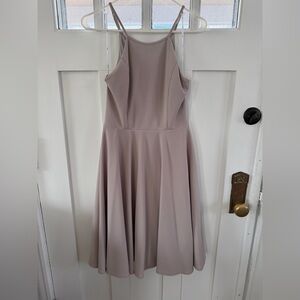 Lulu's Strapless Mauve Dress